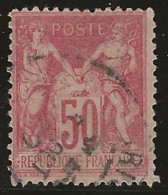 France   .  Y&T .     104  (2 Scans)    .    O     .   Oblitéré - 1898-1900 Sage (Tipo III)