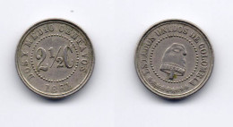 Colombia 2 1/2 Centavos 1881 KM#179 - Colombie