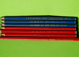 Lot 7 Anciens CRAYON Couleur BAIGNOL & FARJON Pour écrire Sur Verre Porcelaine Métaux épiderme "neuf De Stock" - 1970 - Other & Unclassified