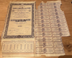 OBLIGATION 500 FRANCS - PRODUITS ALIMENTAIRES DES CÉVENNES - ALES - 1929 - EMPRUNT - P - R