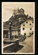 AK Tarasp, Blick Zum Schloss  - Tarasp