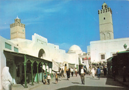 TUNISIE - Kairouan - Souks - Animé - Marché - Architecture - H ISMAIL - Voile - Voûte Architecturale - Carte Postale - Túnez