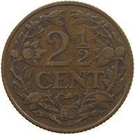 NETHERLANDS 2 1/2 CENTS 1916 #s167 0271 - 2.5 Cent