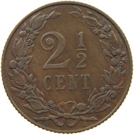 NETHERLANDS 2 1/2 CENTS 1906 #s171 0153 - 2.5 Cent