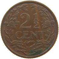 NETHERLANDS 2 1/2 CENT 1912 #s162 0823 - 2.5 Cent