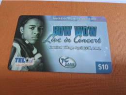 St MAARTEN $10,- (BLUE ) BOW WOW In CONCERT CARNIVAL VILLAGE 2004    ** 19931  ** - Antillas (Nerlandesas)