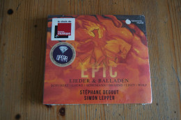 STEPHANE DEGOUT SIMON LEPPER LIEDER & BALLADEN RARE CD 2020 NEUF SCELLE VALEUR+  SCHUBERT SCHUMAN BRAMS LISZT LOEWE WOLF - Classical