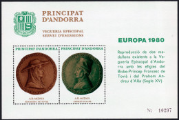 Andorra Esp. - HB ** Vegueria - Europa 1980 - Episcopal Viguerie