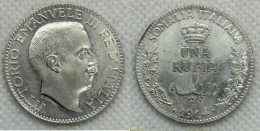 4305 SOMALIA ITALIANA 1914 SOMALIA ITALIANA 1 RUPIA 1914 VICTOR EMMANUEL III - Somalie