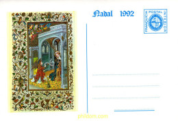 753867 MNH ANDORRA. Vegueria 1992 NAVIDAD - Episcopal Viguerie