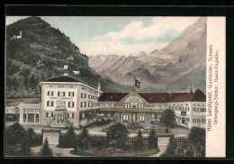 AK Landquart, Hotel Landquart Mit Bergpanorama - Landquart