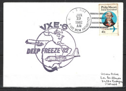USA. Enveloppe Polaire De 1982. Deep Freeze'82 . - Research Programs
