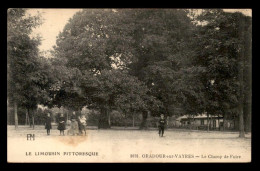 87 - ORADOUR-SUR-VAYRES - LE CHAMP DE FOIRE - Oradour Sur Vayres