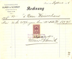 Russia:Document With 5 Kopeiks Revenue Stamp, Receipt, 1914 - Fiscaux