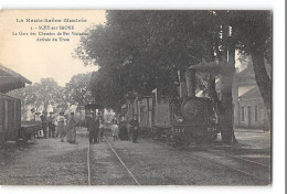 CPA 70 Scey Sur Saone La Gare Et Le Tramway - Scey-sur-Saône-et-Saint-Albin