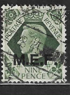 MEDIO ORIENTE ( M.E.F.) - 1942 - 9 P - USATO (YVERT 7 - MICHEL 7- SS 7) - British Occ. MEF