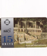 HAITI - Palais San Souci/Haiti-Ispan, MCI/Teleco Prepaid Card 15 Units(small CN On Reverse), Used - Haiti