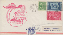 Erinnerungsflug Dedication Sutter Country Airport YUBA CITY 1.10.1950 Nach Lacon - Autres & Non Classés
