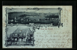 AK Overath, Hotel Zum Jägerhof, Teilansicht - Overath