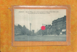 Delcampe - 2-2025VAN2000/5000 - NORD - 59 - DENAIN - Rue De Villars Socle De La Statue Prise Par Les Allemands En 1918 - Denain