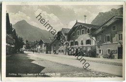 Golling - Unterer Markt Mit Kratzspitz Und Göll - Foto-Ansichtskarte - Verlag C. Jurischek Salzburg 1938 - Golling