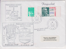 Lettre 1999 Pour La France, Patrouilleur Albatros Aux TAAF - Autres & Non Classés
