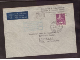 Suisse - (1947) -  Premier Vol Special - Geneve - Buenos Aires - Erst- U. Sonderflugbriefe