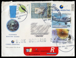 ARGENTINA (2000) Aviación, Paracaidismo, Flight, Plane, Parachuting, Parachutisme, UPU, Avion, ... - Registered Cover - Covers & Documents