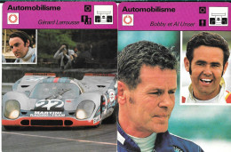 GF1979 - FICHES EDITION RENCONTRE - GERARD LAROUSSE - BOBBY ET AL UNSER - Autres & Non Classés