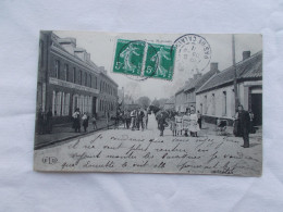 CARTE POSTALE ANCIENNE CPA  BEUVRY ROUTE NATIONALE ANIMATION ENVOIS ST OMER SAINT OMER - Beuvry