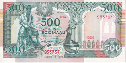 BILLETE DE SOMALIA DE 500 SHILLINGS DEL AÑO 1989 SIN CIRCULAR (UNC) (BANKNOTE) - Somalia