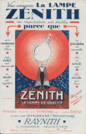 BUVARD Neuf ANNES  50's  LAMPE ZENITH RAYNIT - Electricity & Gas