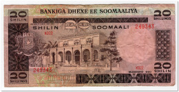 SOMALIA,20 SHILIN,1975,P.19,VF - Somalia