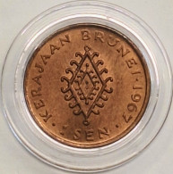 BRUNEI -  1 Sen 1967, KM# 4 (#7698) - Brunei
