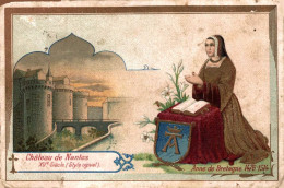 Delcampe - CHROMO CHICOREE A LA FRANCAISE P. MAIRESSE CAMBRAI / CHATEAU DE NANTES XVè S. STYLE OGIVAL - ANNE DE BRETAGNE 1476-1514 - Tè & Caffè
