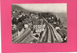 SUISSE----EN AVION AU-DESSUS DE GRANDSON---voir 2 Scans - Grandson