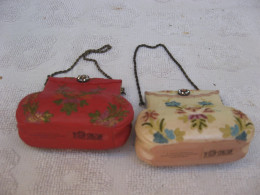 Lot De 2 Sacs à Main Miniature En Résine Pour Deco 1992 - Altri & Non Classificati