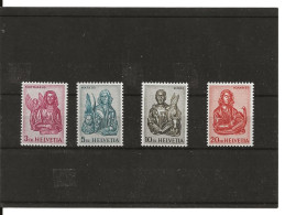 1961 Hautes Valeurs ** Neuves Z381-384 - Ungebraucht