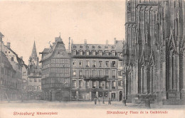 Delcampe - STRASBOURG-STRASSBURG-67-Bas-Rhin-Münsterplatz - Place De La Cathédrale - Magasin Goehrs & Cie - Strasbourg