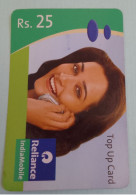 Rupees 25   MOBILE  PREPAID USED CARD INDIA INDE INDEIN INDIAN  COIN - India