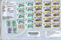 Russland, 1 Einschreibbrief Gelaufen / Russia, 1 Registered Cover, Postally Used - Lettres & Documents