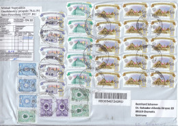 Russland, 1 Einschreibbrief Gelaufen / Russia, 1 Registered Cover, Postally Used - Lettres & Documents
