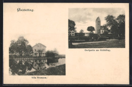 AK Gräfelfing, Villa Neumann Und Dorfpartie - Gräfelfing