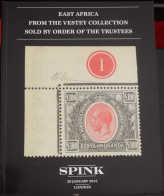 EAST AFRICA VESTEY COLLECTION SPINK 2015 WEIGHT 0.65 K - Catalogues De Maisons De Vente