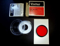 Vivitar  - Red Filter N° 25 ( A) 58 Mm For Contrast Creations In Original Box - Lenses