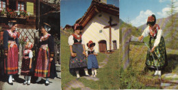 LOT  DE 5 CPSM   COSTUMES ET COIFFES VALAIS SUISSE - Collections & Lots