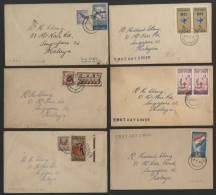 SOUTH AFRICA Set Of 9 FDC Between 1955 And 1966 Voir Suite - FDC
