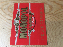 MONOPOL Cigarillos  R FAERCH 10 Cigarillos - Cigar Cases
