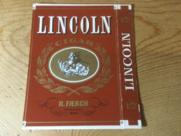 LINCOLN Cigar R FAERCH 5 Cigares - Cigar Cases