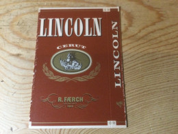 LINCOLN CERUT R FAERCH 4 Cigares - Cigar Cases